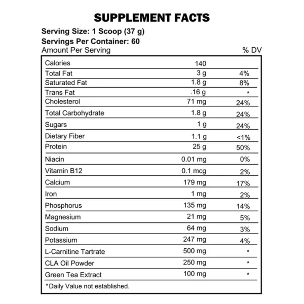 Insane Labz Insane Whey Ripped 60 Servings - Image 2