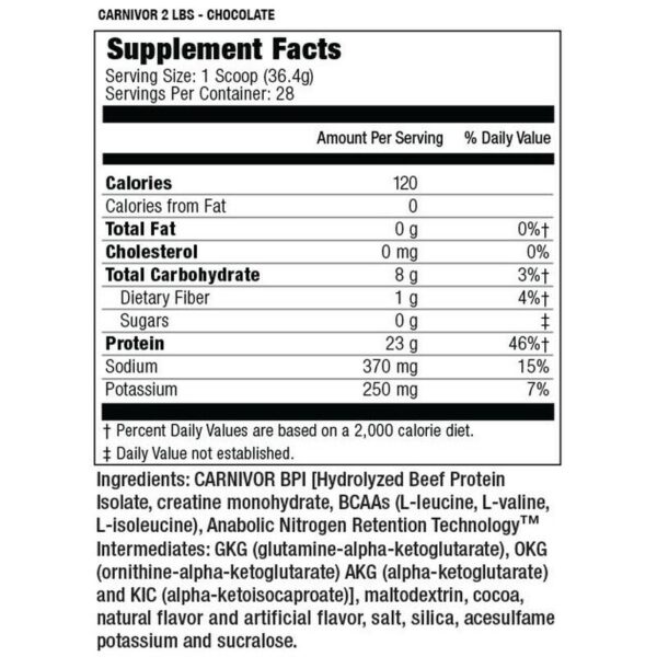 MuscleMeds Carnivor Beef Protein Isolate 4.19lbs - Image 2